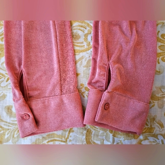 NWOT Mable Emersyn Dress Mauve Pink Slinky Mini Button Down Bodycon Size Large - Picture 10 of 10